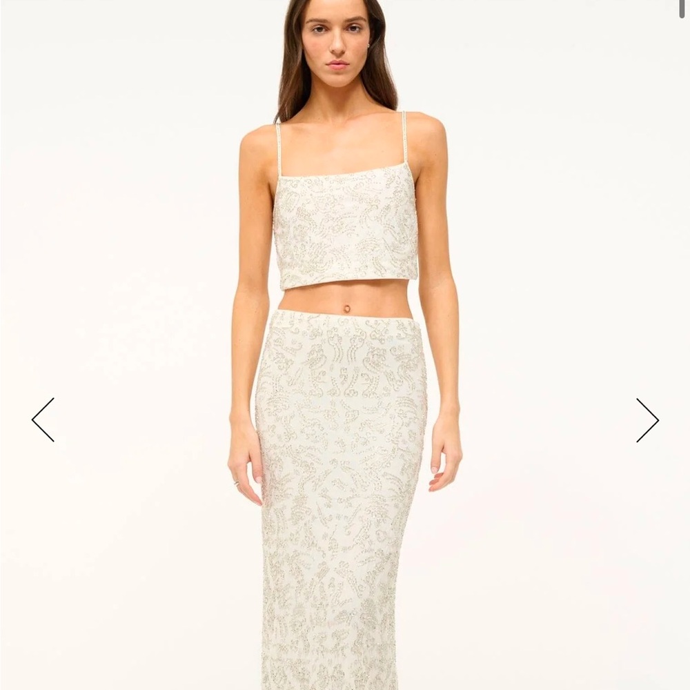 Elegant Cream Two-Piece Dress